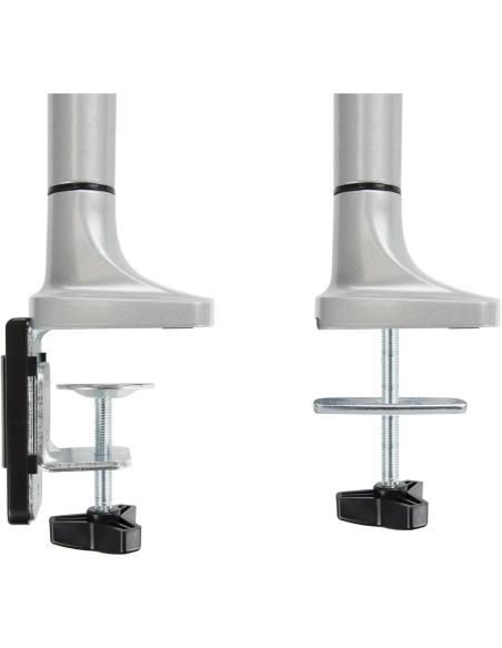 TooQ DB3032TNR-S Soporte Monitor Giratorio e Inclinable para Pantallas 13"-32" Máx. 9Kg Gris