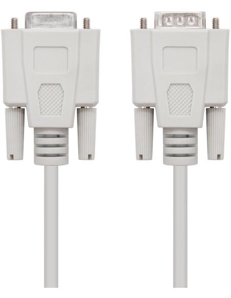 Nanocable 10.14.0203 Cable DB9 Beige 3m