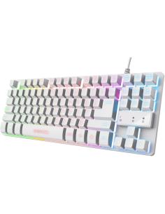 Trust GXT 833W Thado TKL Teclado USB Gaming con Iluminación LED Blanco-1386274