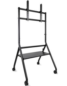 TooQ FS20206M-B Soporte de Suelo con Ruedas 37"-86" Máx. 80Kg Negro-1385957