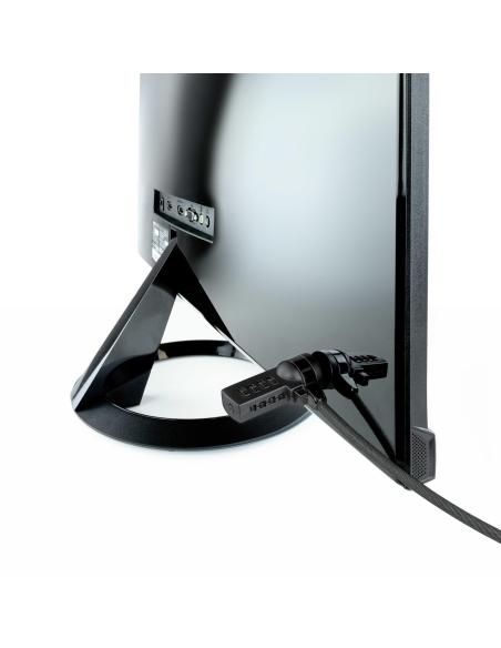 TooQ TQCLKC0015-G Cable de Seguridad con Combinación para Portátiles 1.5m Negro