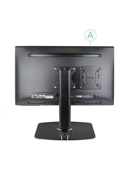 TooQ TCCH0007-B Soporte para CPU Máx. 3Kg Negro