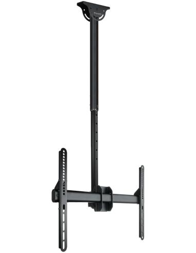TooQ LPCE1170TSLI-B Soporte de Techo Giratorio para Monitor/TV 37"-70" Máx. 50Kg Negro