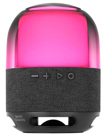 Mars Gaming MS-Flow Altavoz Portátil Bluetooth 5.3 RGB Negro