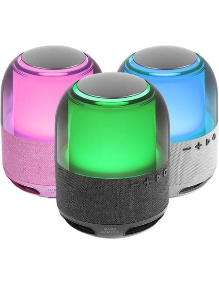 Mars Gaming MS-Flow Altavoz Portátil Bluetooth 5.3 RGB Negro