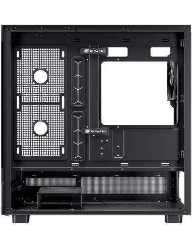 Einarex Prisma S500 Core Black Midi Tower Cristal Templado USB 3.0 Negro