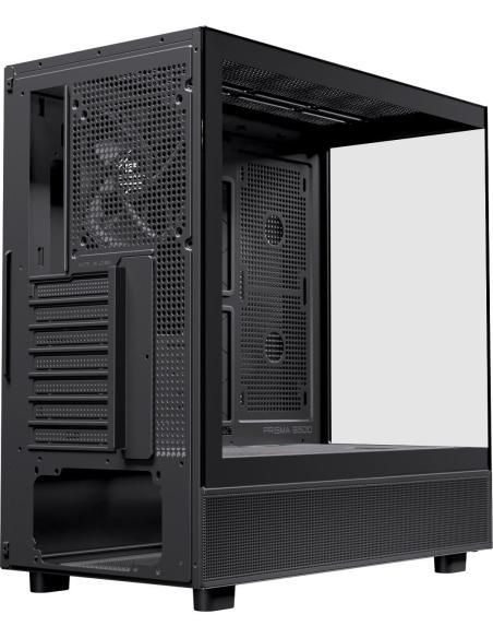 Einarex Prisma S500 Core Black Midi Tower Cristal Templado USB 3.0 Negro