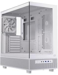 Einarex Prisma S500 Core White Midi Tower Cristal Templado USB 3.0 Blanco