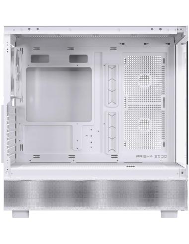 Einarex Prisma S500 Core White Midi Tower Cristal Templado USB 3.0 Blanco