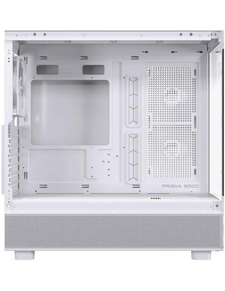 Einarex Prisma S500 Core White Midi Tower Cristal Templado USB 3.0 Blanco