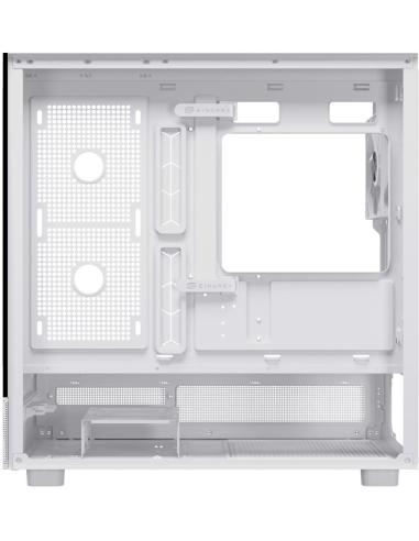 Einarex Prisma S500 Core White Midi Tower Cristal Templado USB 3.0 Blanco