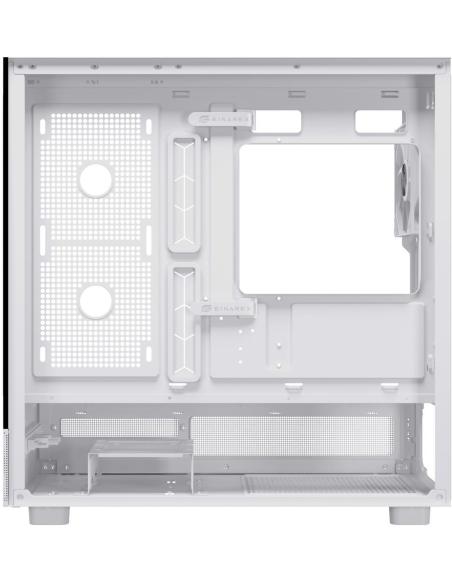 Einarex Prisma S500 Core White Midi Tower Cristal Templado USB 3.0 Blanco