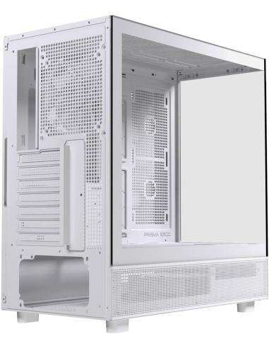Einarex Prisma S500 Core White Midi Tower Cristal Templado USB 3.0 Blanco