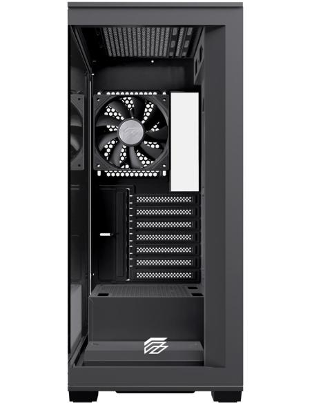 Einarex Prisma S700 Core Black Midi Tower Cristal Templado USB 3.2 Negro