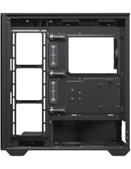 Einarex Prisma S700 Core Black Midi Tower Cristal Templado USB 3.2 Negro