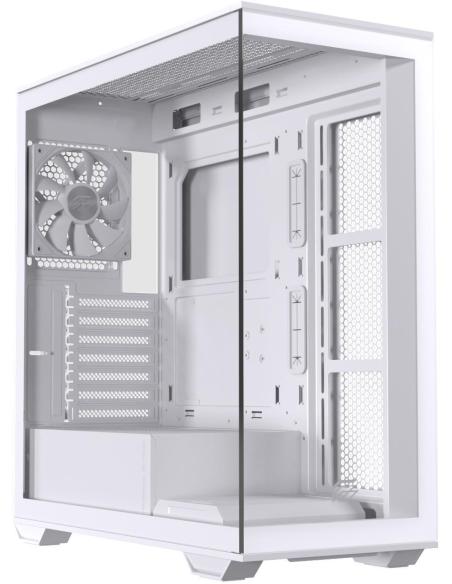 Einarex Prisma S700 Core White Midi Tower Cristal Templado USB 3.2 Blanco