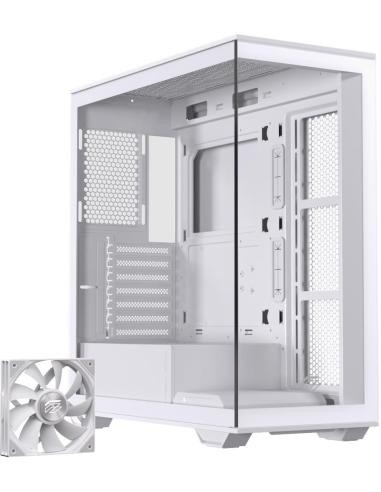 Einarex Prisma S700 Core White Midi Tower Cristal Templado USB 3.2 Blanco