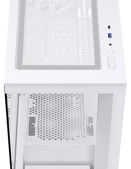 Einarex Prisma S700 Core White Midi Tower Cristal Templado USB 3.2 Blanco