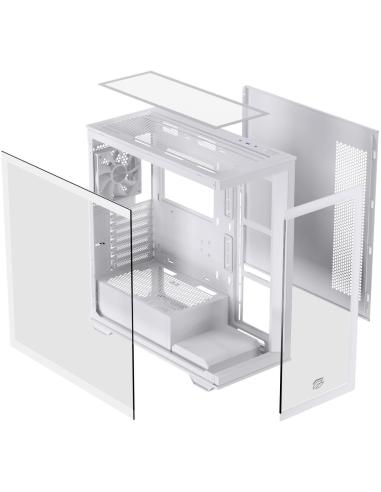 Einarex Prisma S700 Core White Midi Tower Cristal Templado USB 3.2 Blanco