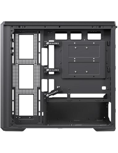 Einarex Cenit ZM800 Core Black Midi Tower Cristal Templado USB 3.2 Negro