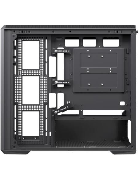 Einarex Cenit ZM800 Core Black Midi Tower Cristal Templado USB 3.2 Negro
