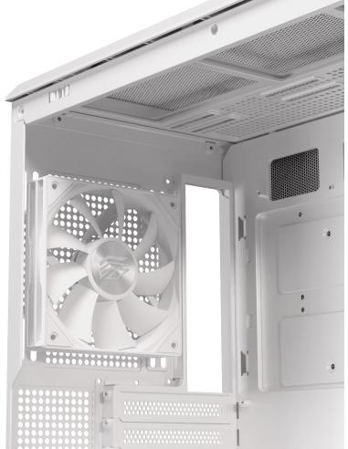 Einarex Cenit ZM800 Core White Midi Tower Cristal Templado USB 3.2 Blanco