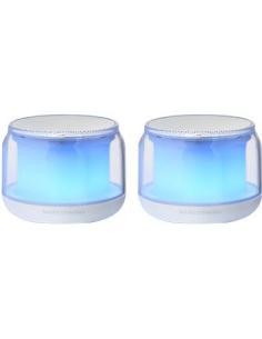 Mars Gaming MS-Aura Altavoces Bluetooth 5.3 Chipset DSP 15W Iluminación RGB Clearview 360º Blanco-MAUA200237