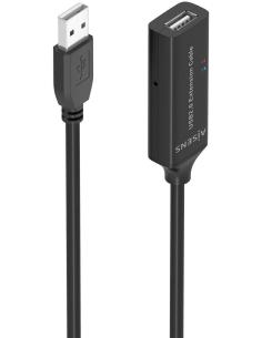 Aisens A101-0916 Cable USB-A Macho/Hembra 15M Negro-CABL61315