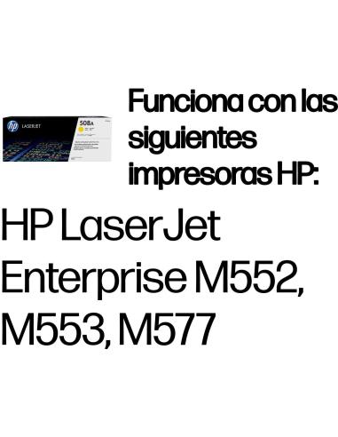 HP 508A CF362A Tóner Amarillo