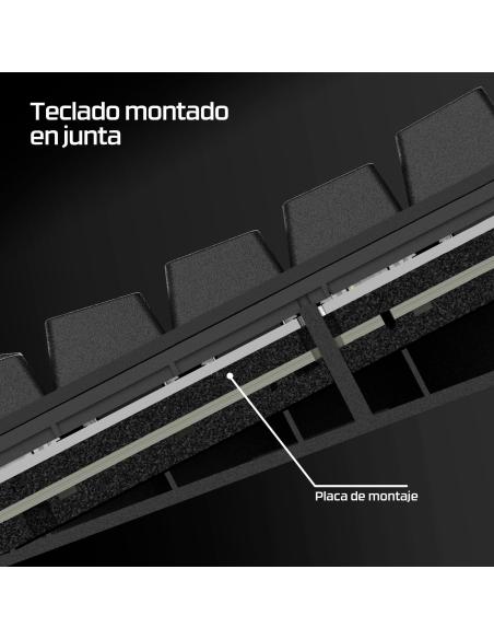 HyperX Alloy Rise 75 Teclado Mecánico Gaming RGB Negro