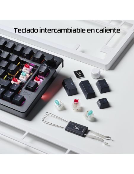 HyperX Alloy Rise 75 Teclado Mecánico Gaming RGB Negro