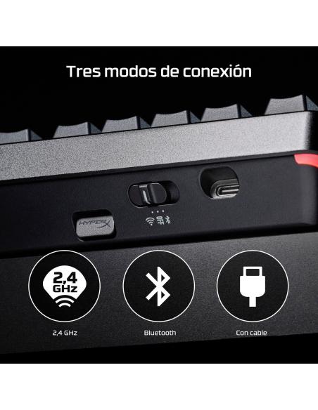 HyperX Alloy Rise 75 Teclado Mecánico Gaming RGB Negro