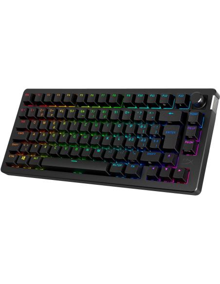 HyperX Alloy Rise 75 Teclado Mecánico Gaming RGB Negro