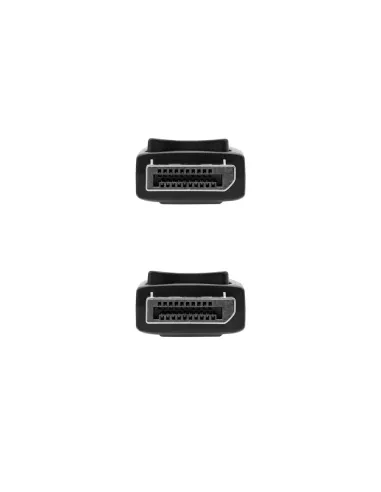 Nanocable 10.15.2702 Cable Displayport v1.2 Macho a Macho 2M Negro