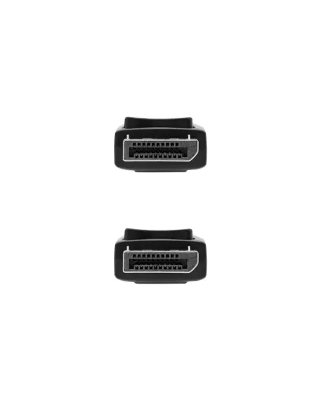 Nanocable 10.15.2702 Cable Displayport v1.2 Macho a Macho 2M Negro