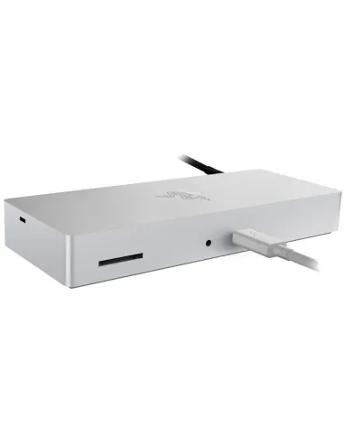 Razer Thunderbolt 4 Dock 8 en 1  USB-A/USB-C/ Mini Jack/RJ-45/SD Blanca