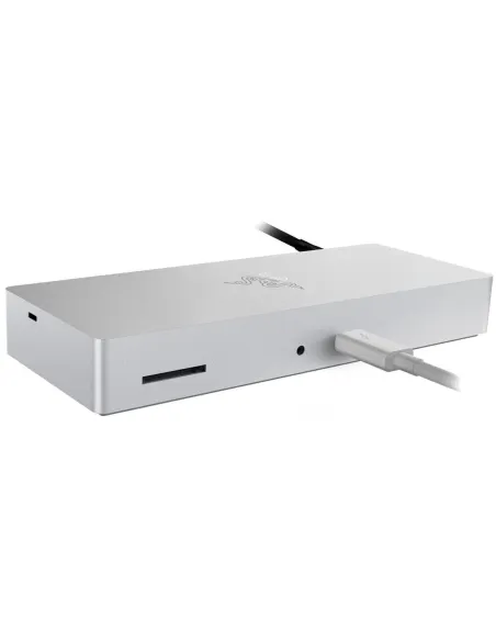 Razer Thunderbolt 4 Dock 8 en 1  USB-A/USB-C/ Mini Jack/RJ-45/SD Blanca