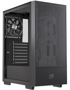 Einarex Pulse P100 Core Black Midi Tower Cristal Templado USB 3.2 Negro-CAJA61339