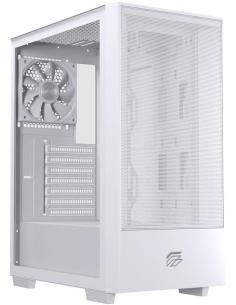 Einarex Pulse P100 Core White Midi Tower Cristal Templado USB 3.2 Blanca-CAJA61340