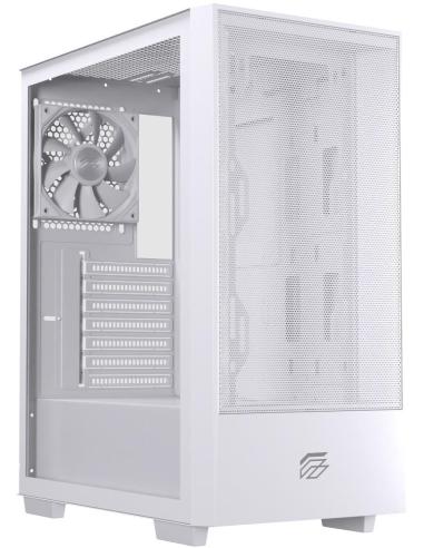 Einarex Pulse P100 Core White Midi Tower Cristal Templado USB 3.2 Blanca
