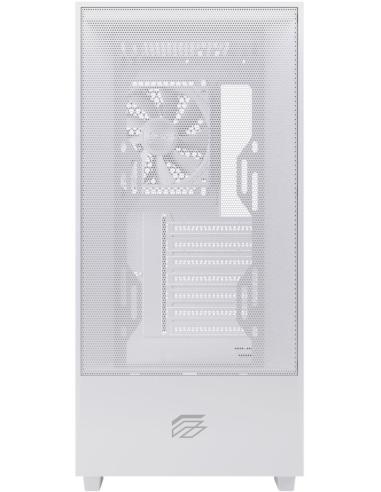 Einarex Pulse P100 Core White Midi Tower Cristal Templado USB 3.2 Blanca