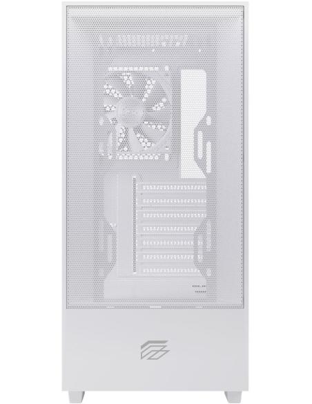 Einarex Pulse P100 Core White Midi Tower Cristal Templado USB 3.2 Blanca
