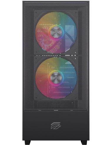 Einarex Pulse P100 Core RGB Black Midi Tower Cristal Templado USB 3.2 Negro