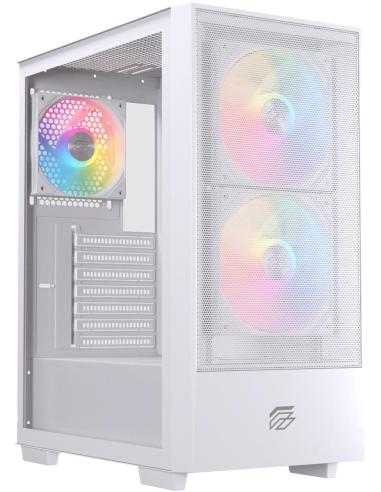 Einarex Pulse P100 Core RGB White Midi Tower Cristal Templado USB 3.2 Blanco