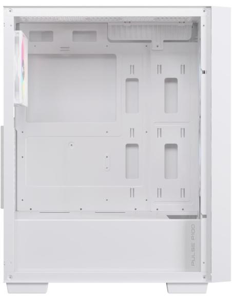 Einarex Pulse P100 Core RGB White Midi Tower Cristal Templado USB 3.2 Blanco