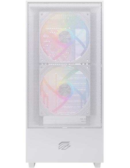 Einarex Pulse P100 Core RGB White Midi Tower Cristal Templado USB 3.2 Blanco