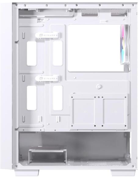 Einarex Pulse P100 Core RGB White Midi Tower Cristal Templado USB 3.2 Blanco