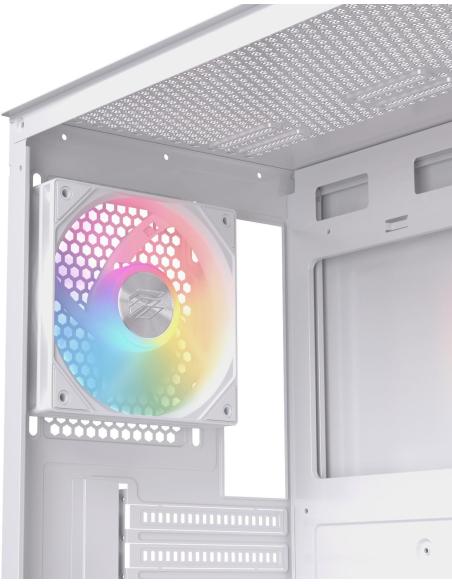 Einarex Pulse P100 Core RGB White Midi Tower Cristal Templado USB 3.2 Blanco