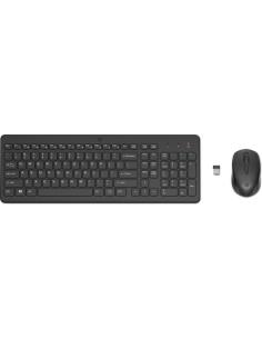 HP 330 Kit Teclado y Ratón Inalámbricos USB Negros-TECL61346