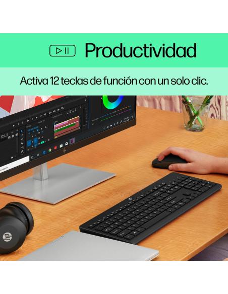 Teclado Inalámbrico Negro HP 230